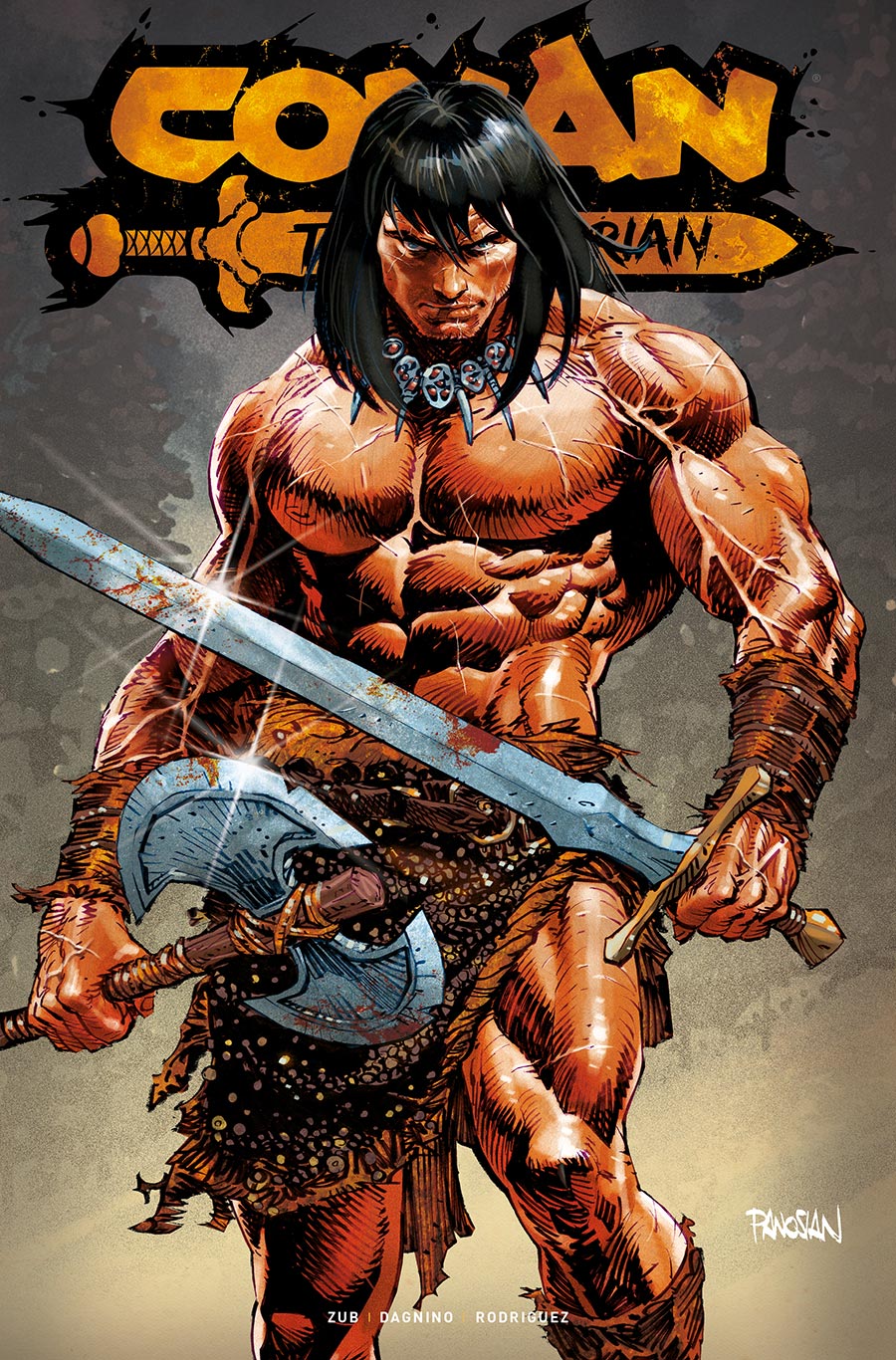 Conan The Barbarian Vol 5 #21 Cover H SDCC Exclusive Dan Panosian Foil Trade Variant Cover