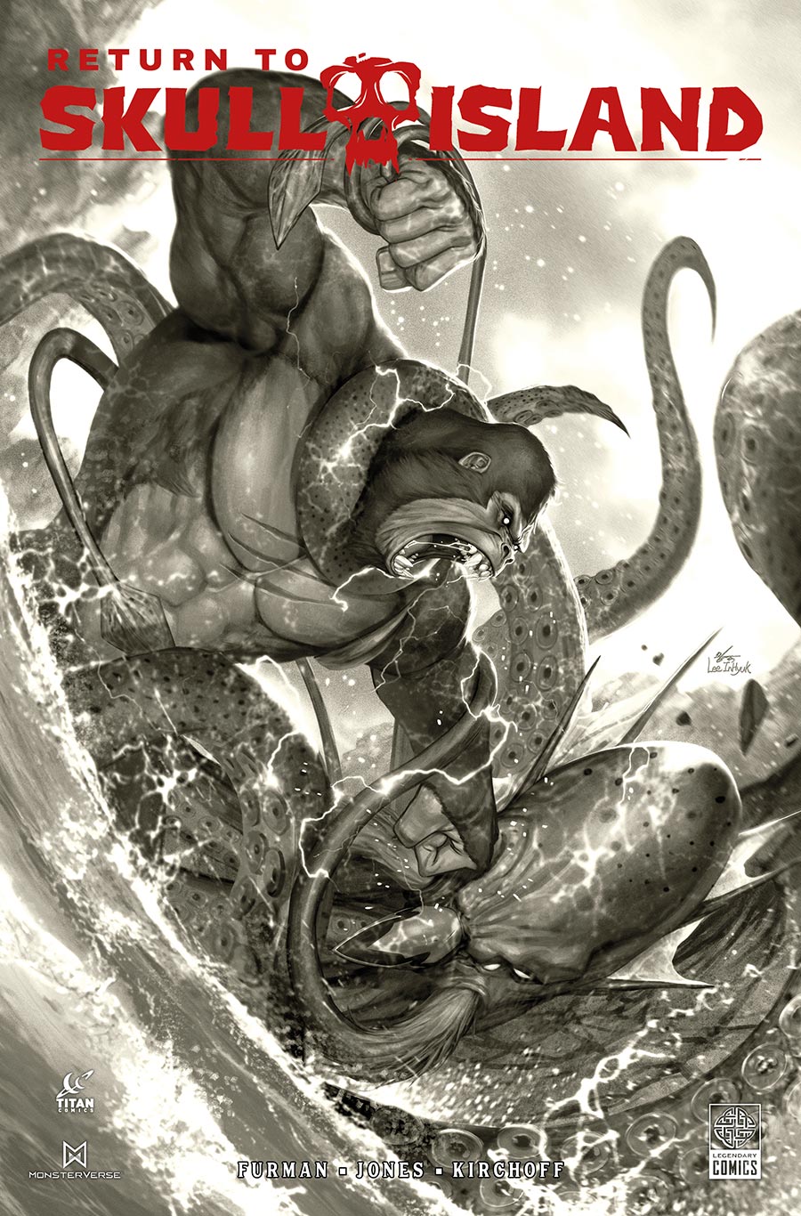 Return To Skull Island #1 Cover H SDCC Exclusive Inhyuk Lee Sketch Variant Cover