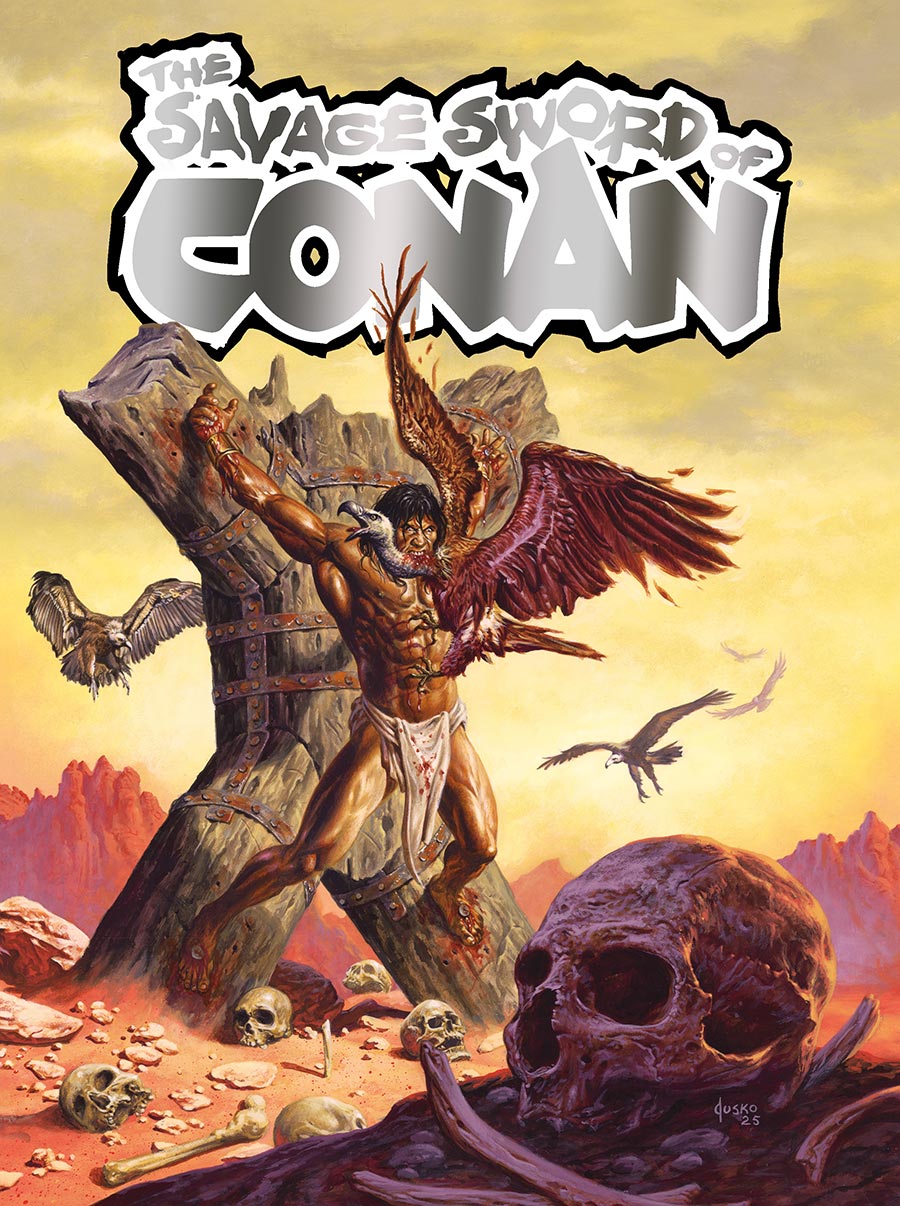 Savage Sword Of Conan Vol 2 #8 Cover D SDCC Exclusive Joe Jusko Foil Trade Variant Cover