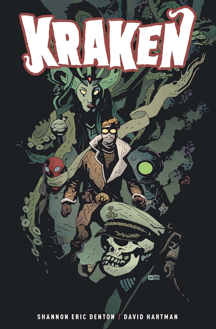 Kraken TP Direct Market Mike Mignola Variant Cover