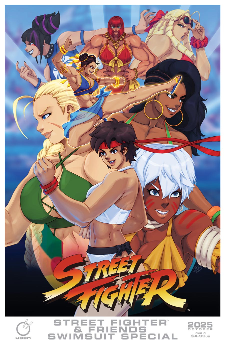 Street Fighter & Friends Swimsuit Special 2025 #1 (One Shot) Cover C Variant Tovio Rogers Cover