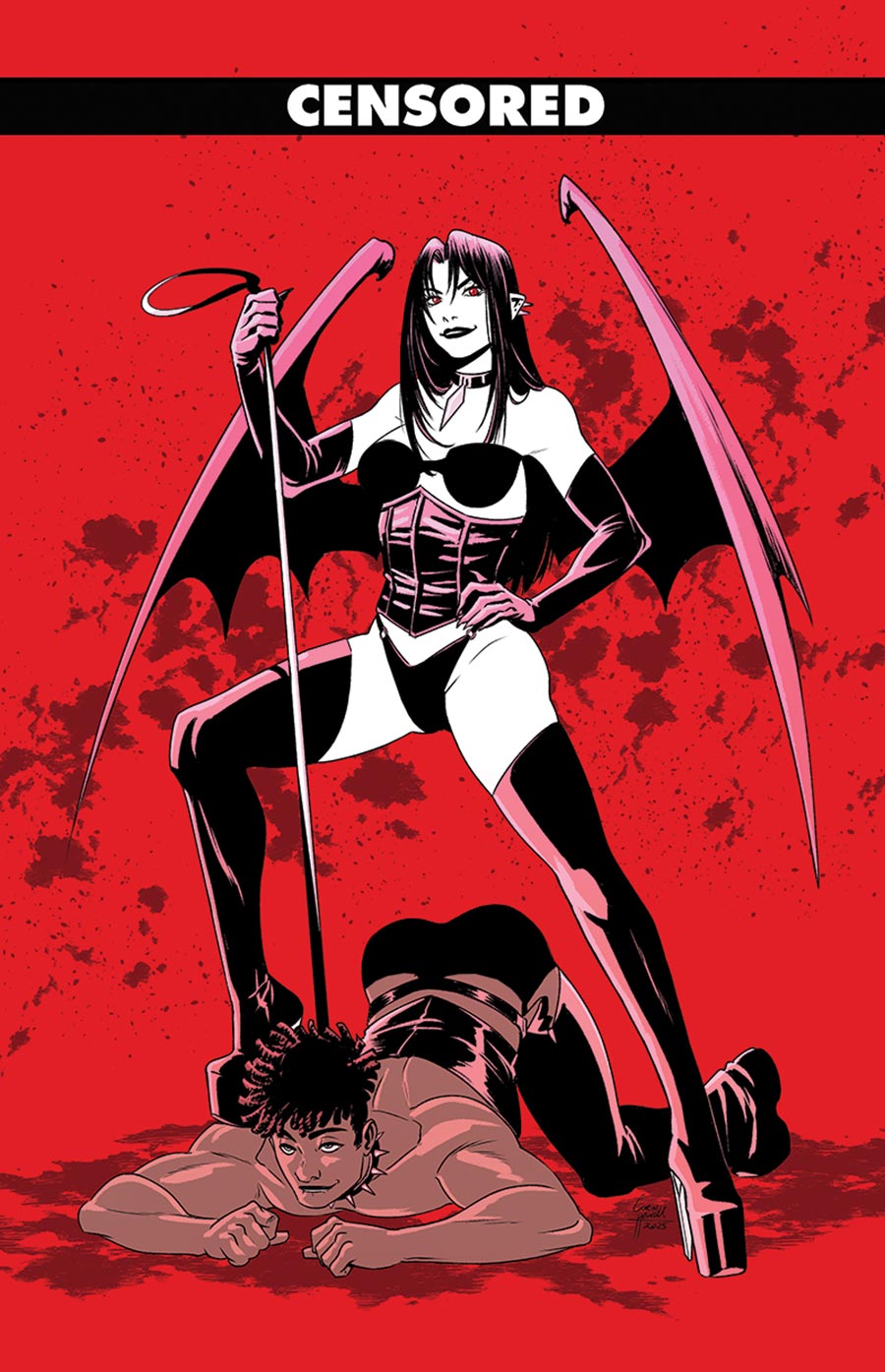 Money Shot Big Bang #5 Cover C Variant Corin Howell Lilith Crossover Black Bag Cover With Polybag