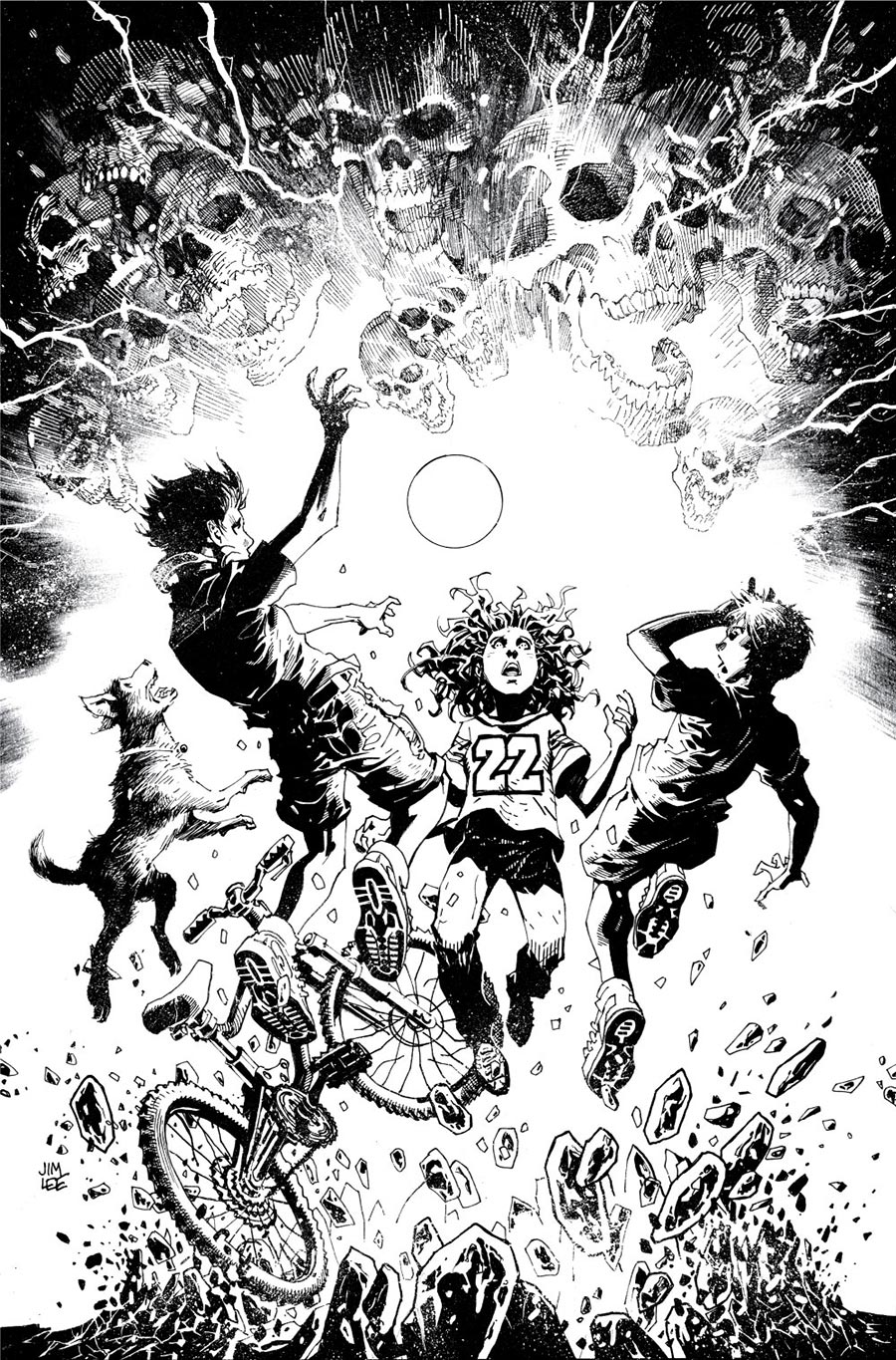 Ascencia #30 Cover C Incentive Jim Lee Black & White Virgin Cover