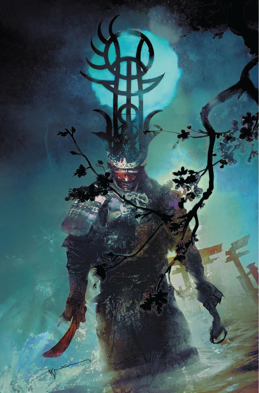 Dead Samurai #1 Cover E 2nd Ptg B Incentive Bill Sienkiewicz Virgin Variant Cover