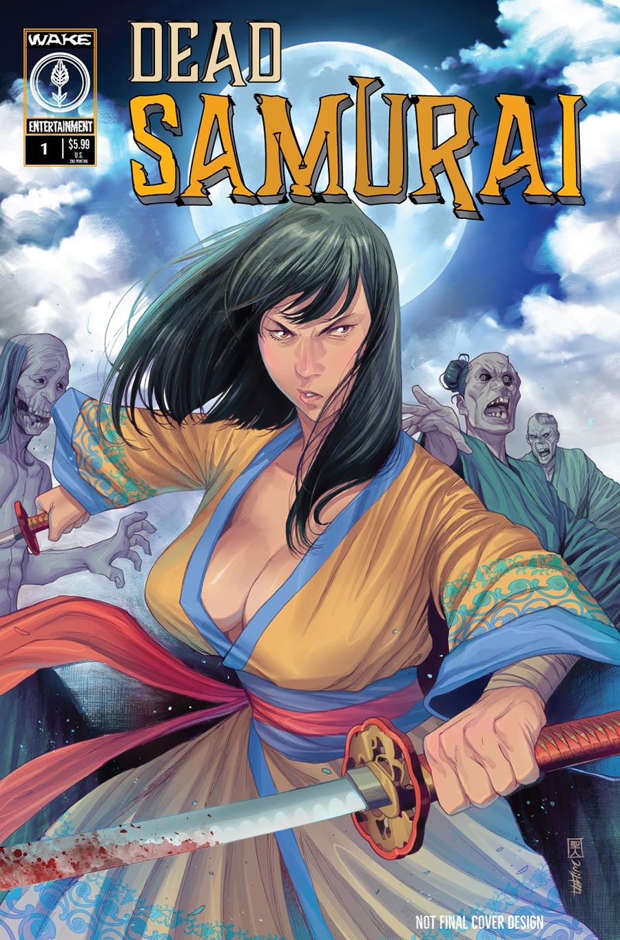 Dead Samurai #1 Cover G 2nd Ptg D Incentive Wilton Santos Variant Cover