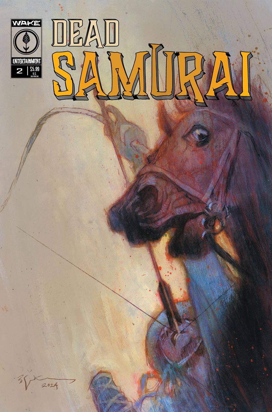 Dead Samurai #2 Cover C 2nd Ptg A Bill Sienkiewicz Variant Cover