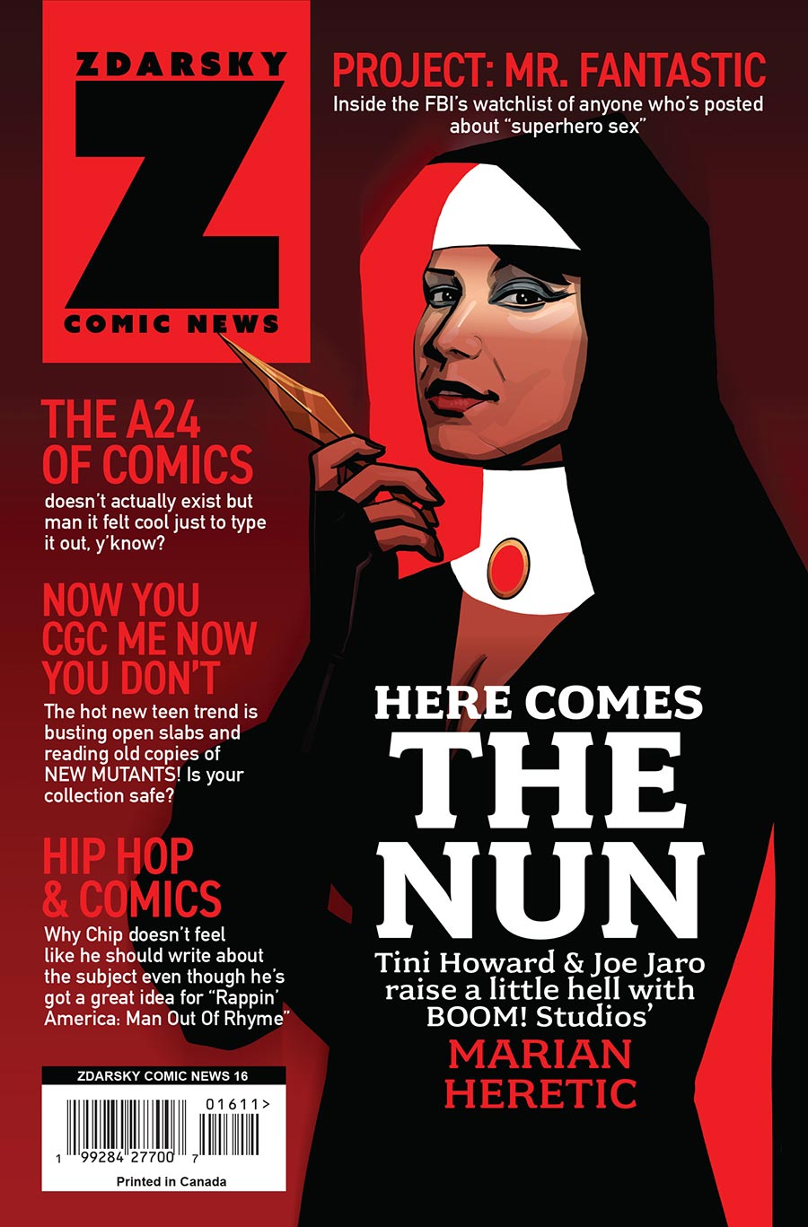 Zdarsky Comic News #16 - FREE - Limit 1 Per Customer