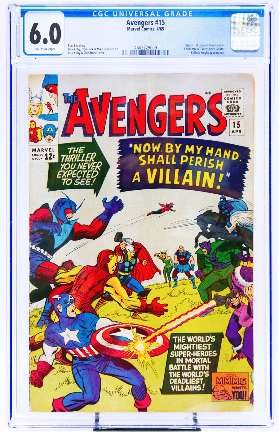 Avengers #15 Cover B CGC 6.0