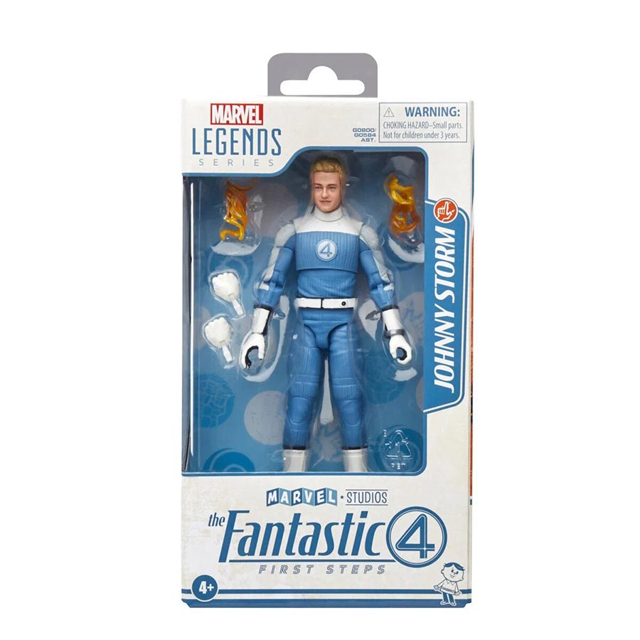 Marvel Legends Fantastic Four First Steps Johnny Storm 6-Inch Action Figure