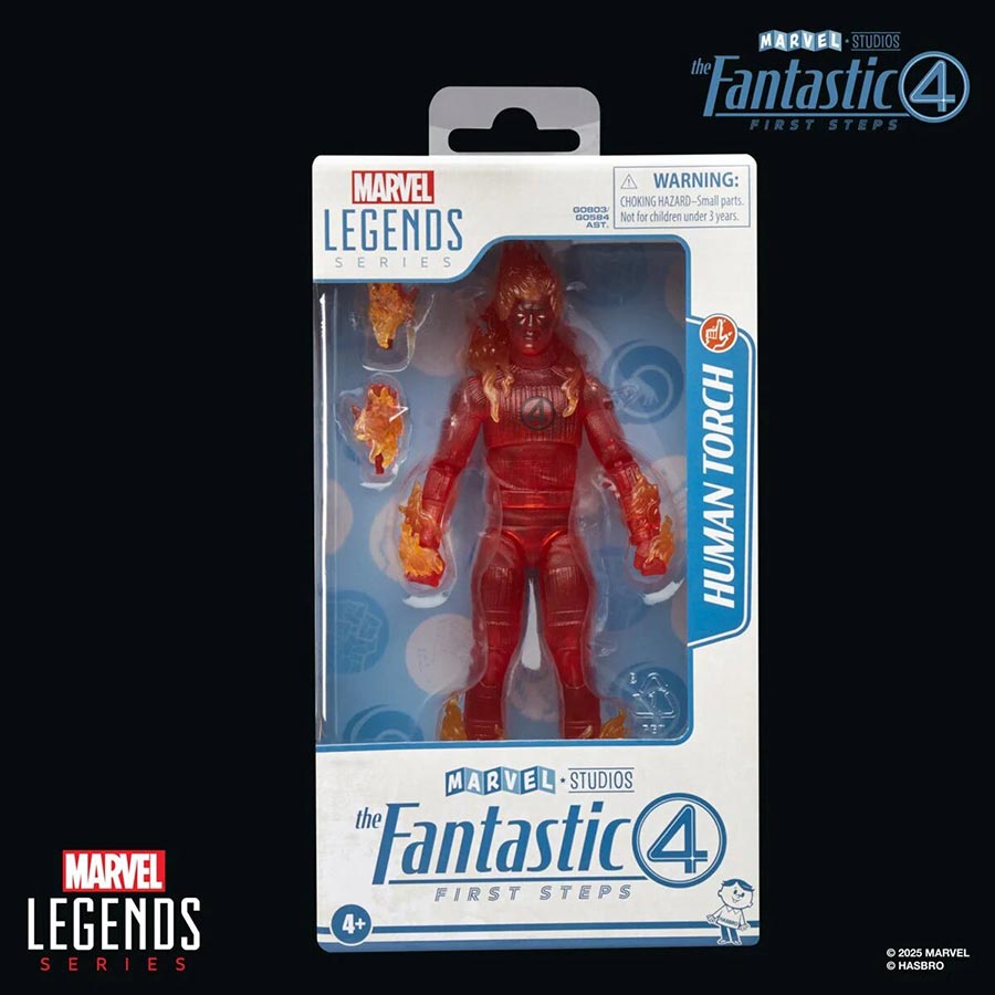 Marvel Legends Fantastic Four First Steps Human Torch 6-Inch Action Figure