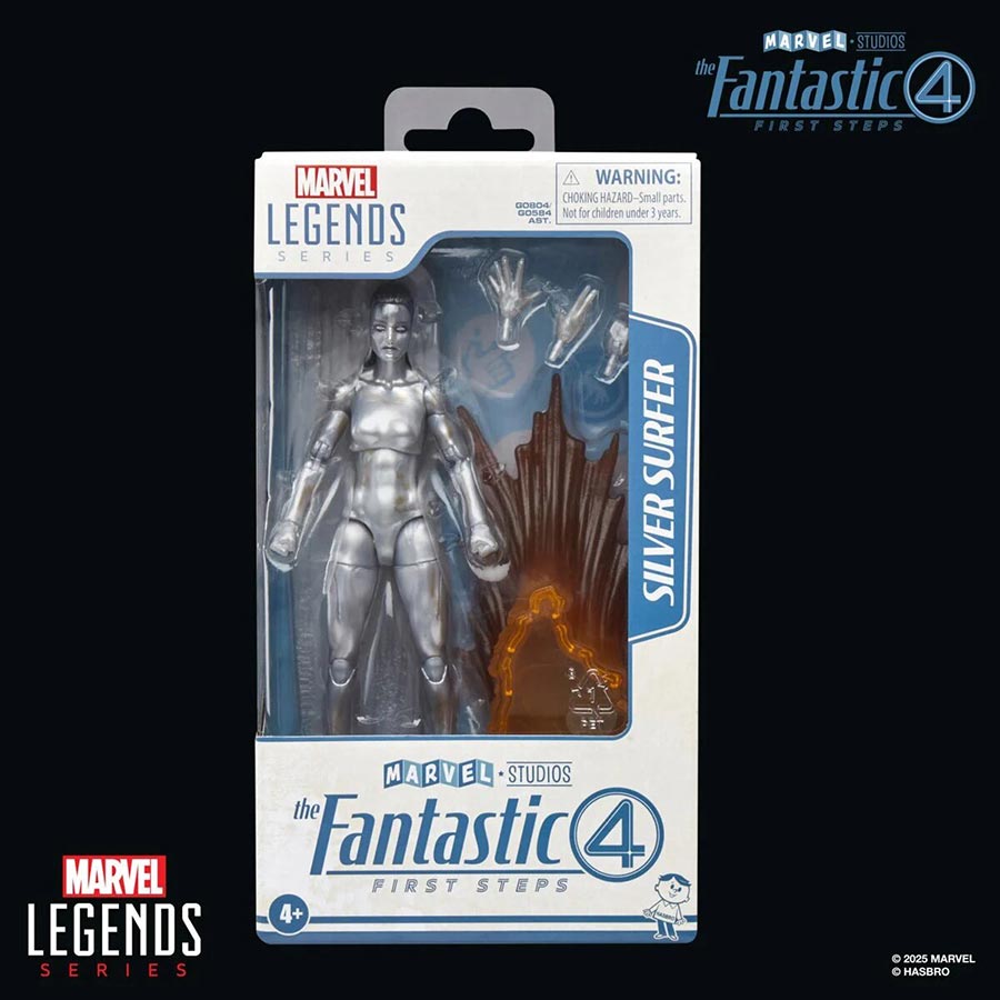 Marvel Legends Fantastic Four First Steps Silver Surfer 6-Inch Action Figure