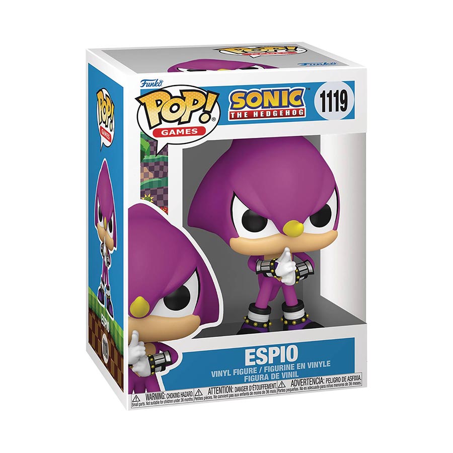 POP Games Sonic The Hedgehog Espio The Chameleon Vinyl Figure