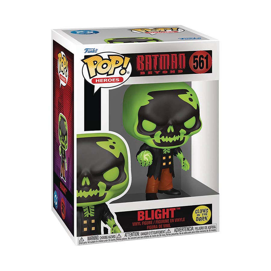 POP Heroes Batman Beyond Blight Glow-In-The-Dark Vinyl Figure