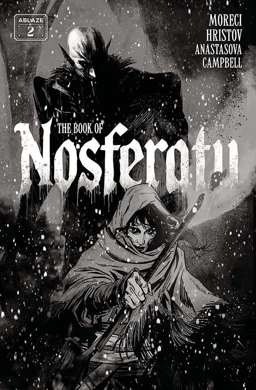 Book Of Nosferatu #2 Cover B Variant Todor Hristov Black & White Cover