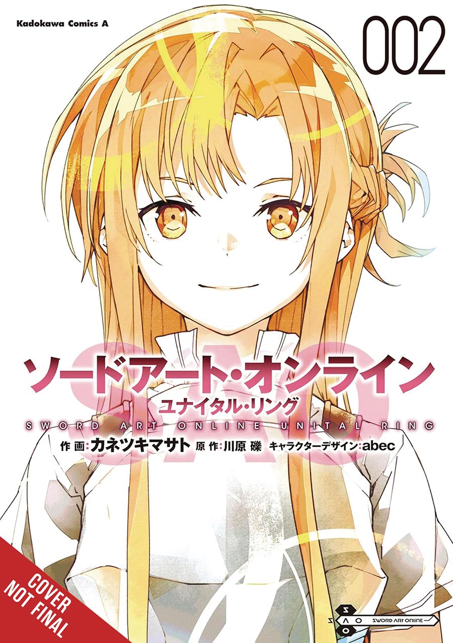 Sword Art Online Unital Ring Vol 2 GN