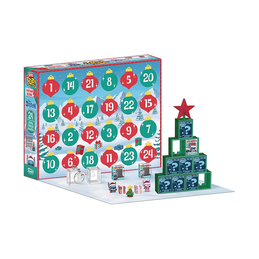 Bitty POP Disney Stitch Holiday 24-Day Countdown Calendar