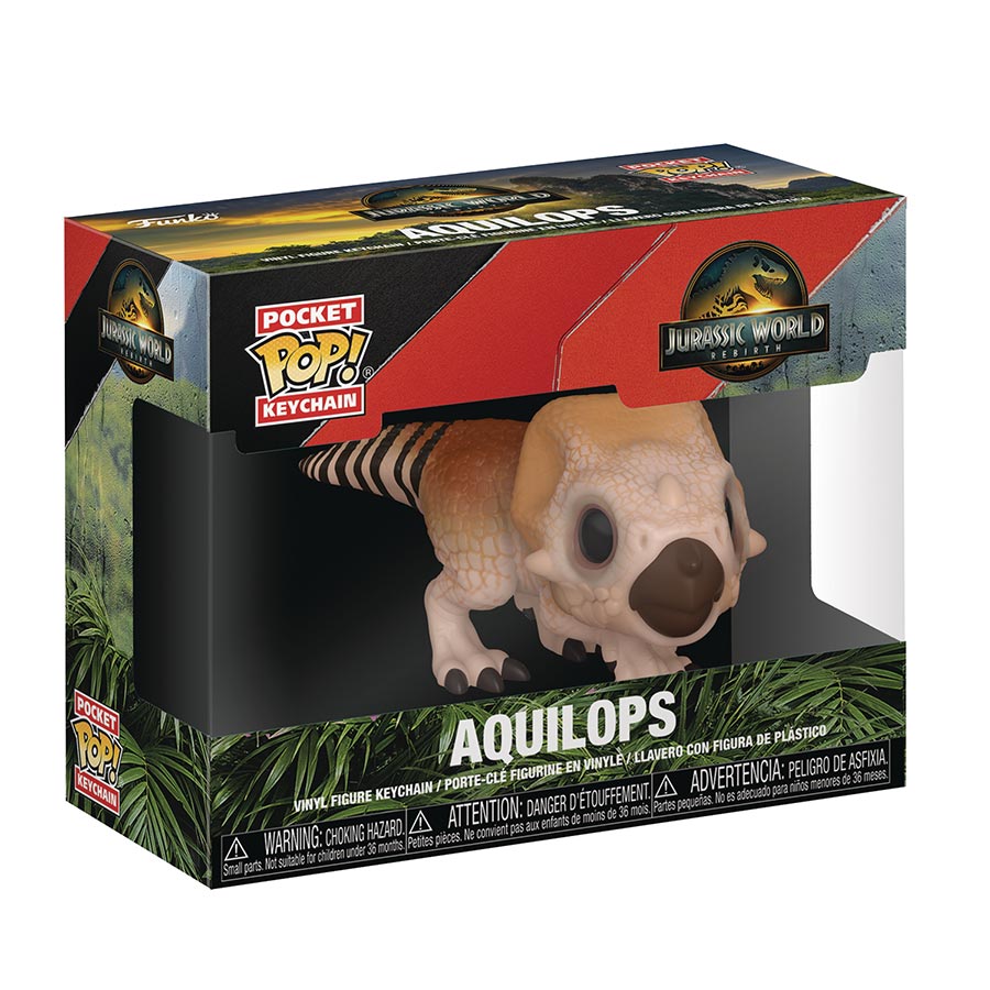 Pocket POP Jurassic World Rebirth Aquilops Figural Keychain