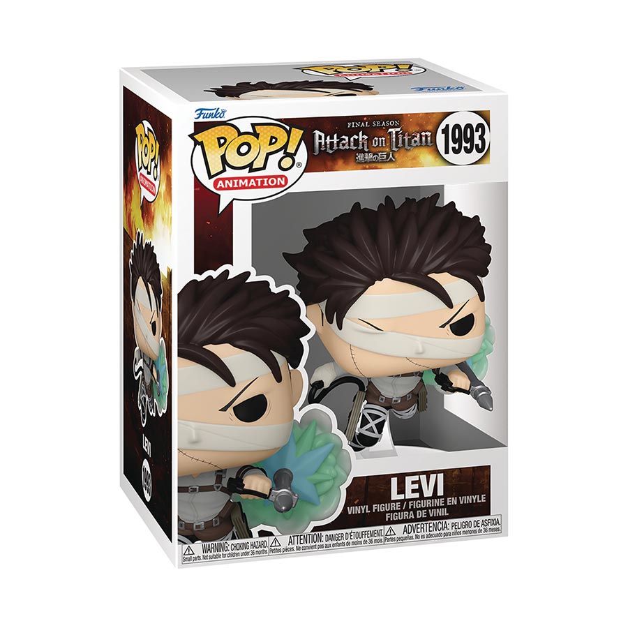 POP Animation Attack On Titan Levi Ackerman Vinyl Figure