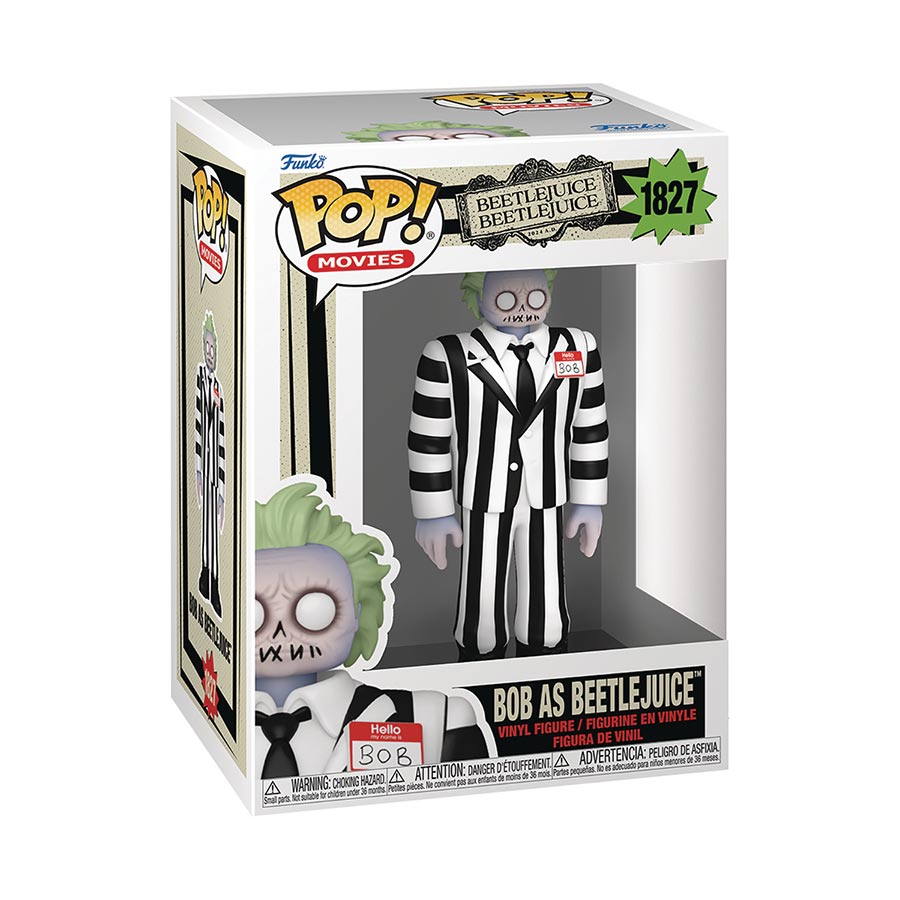 POP Movies Beetlejuice Beetlejuice Series 2 Bob As Beetlejuice Vinyl Figure