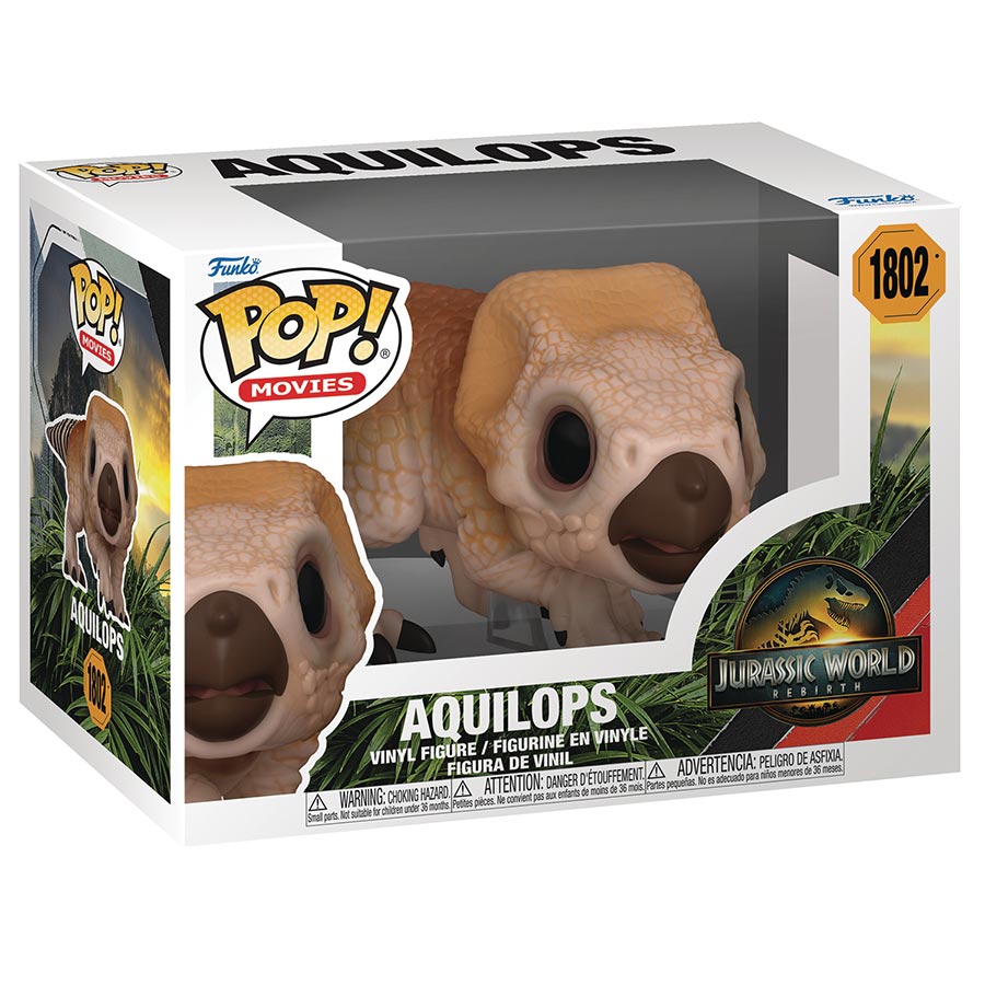 POP Movies Jurassic World Rebirth Aquilops Vinyl Figure