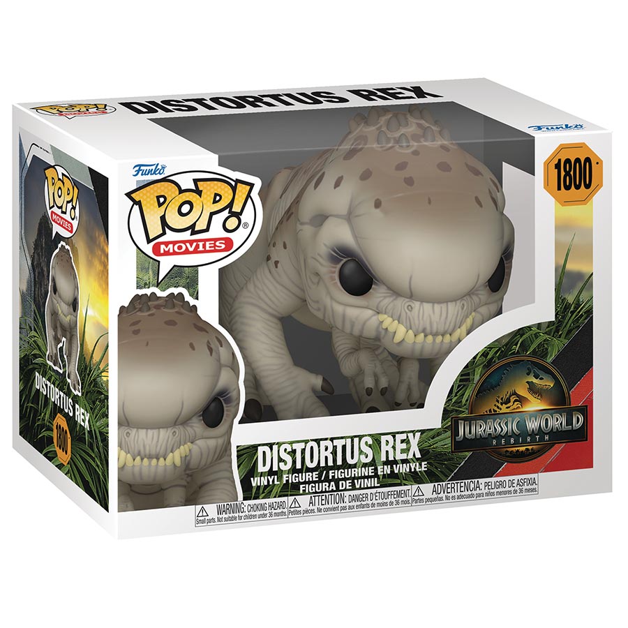 POP Movies Jurassic World Rebirth Distortus Rex Vinyl Figure