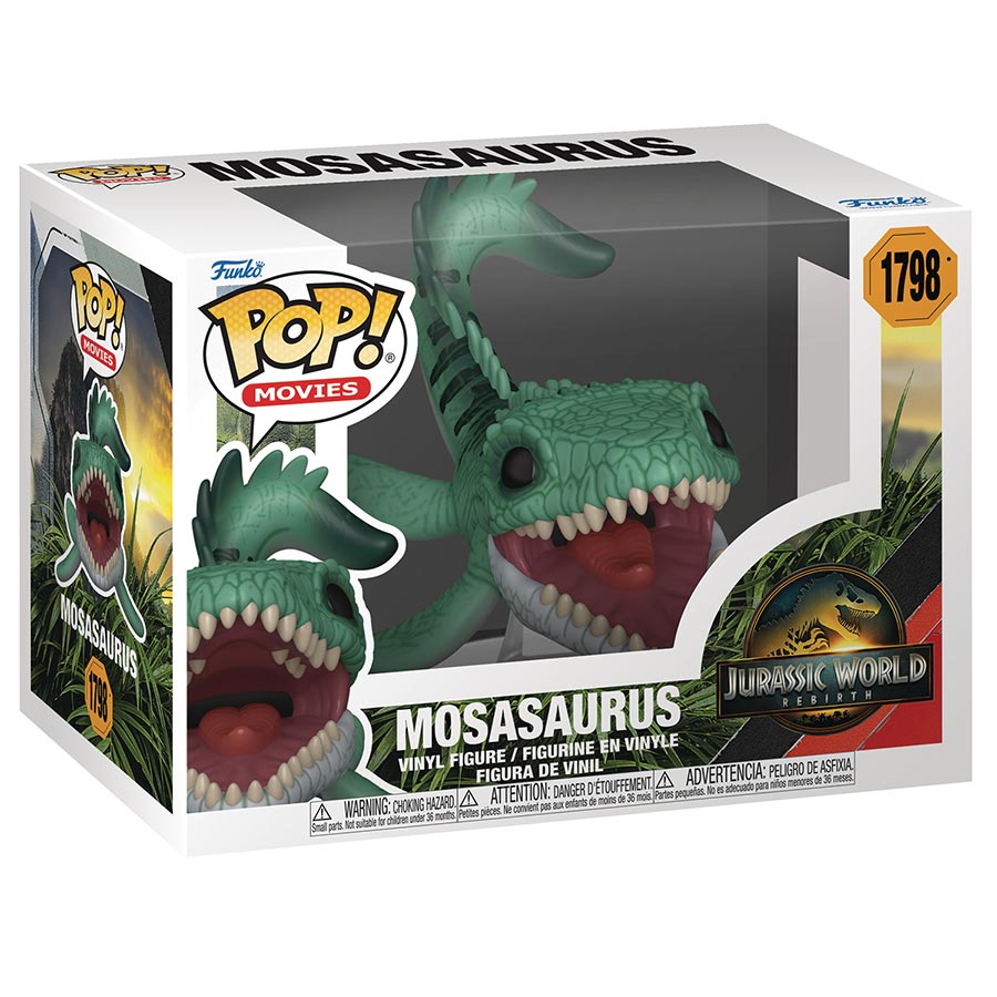 POP Movies Jurassic World Rebirth Mosasaurus Vinyl Figure