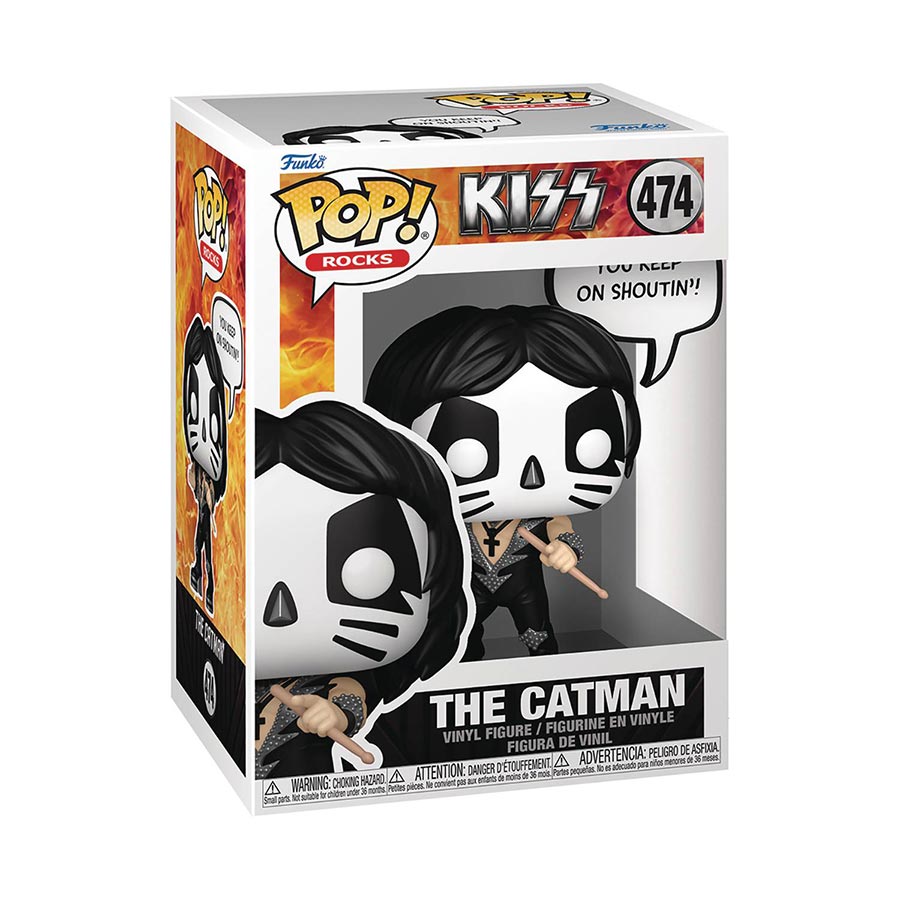 POP Sayings KISS The Catman Rock And Roll All Night Vinyl Figure