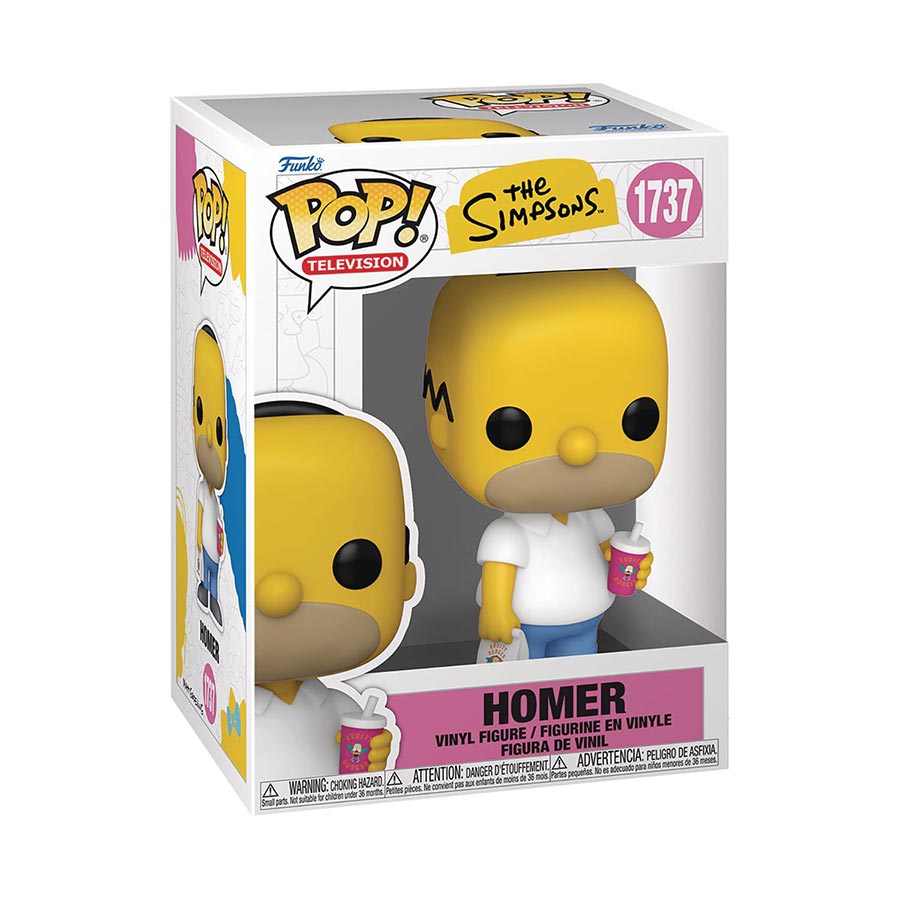 POP Television Simpsons Homer With Krusty Burger Vinyl Figure