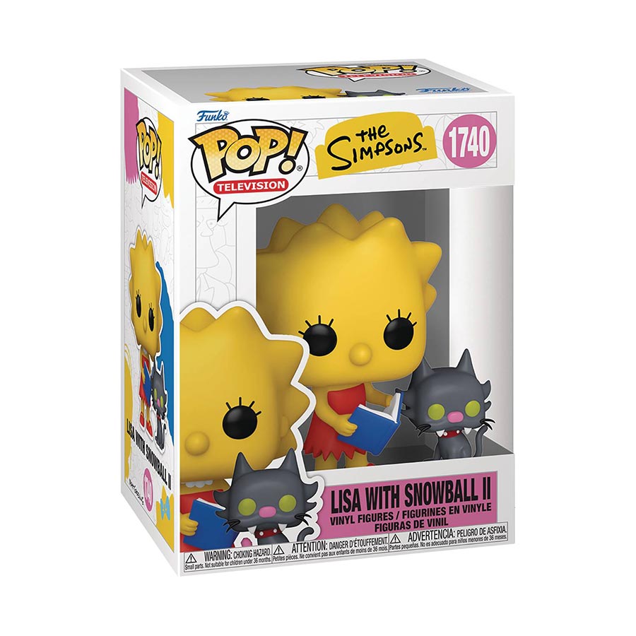 POP & Buddy Simpsons Lisa With Snowball II Vinyl Figure