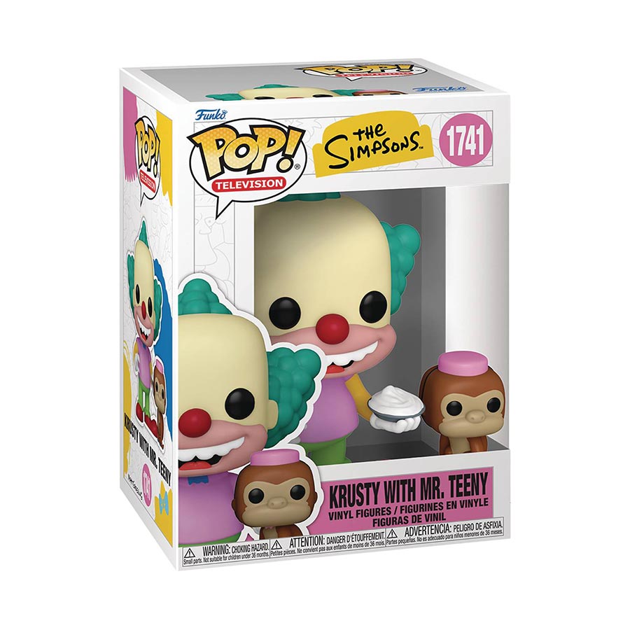 POP & Buddy Simpsons Krusty With Mr Tenny&#8203; Vinyl Figure