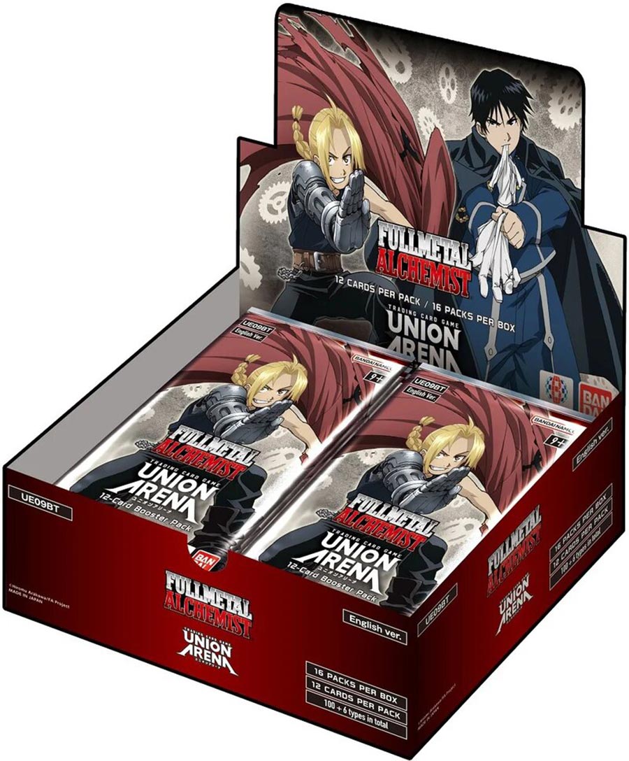 Bandai Union Arena Fullmetal Alchemist Booster Display (16-Count)