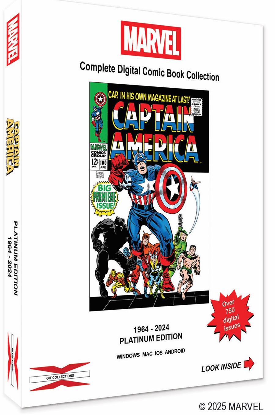Captain America Complete Digital Comic Book Collection 
