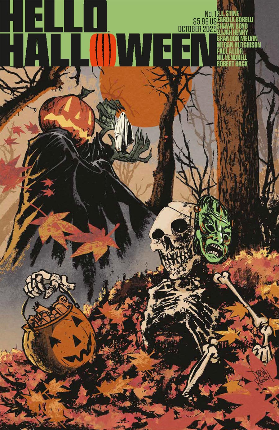 Hello Halloween #1 Cover B Variant Drew Rausch Cover
