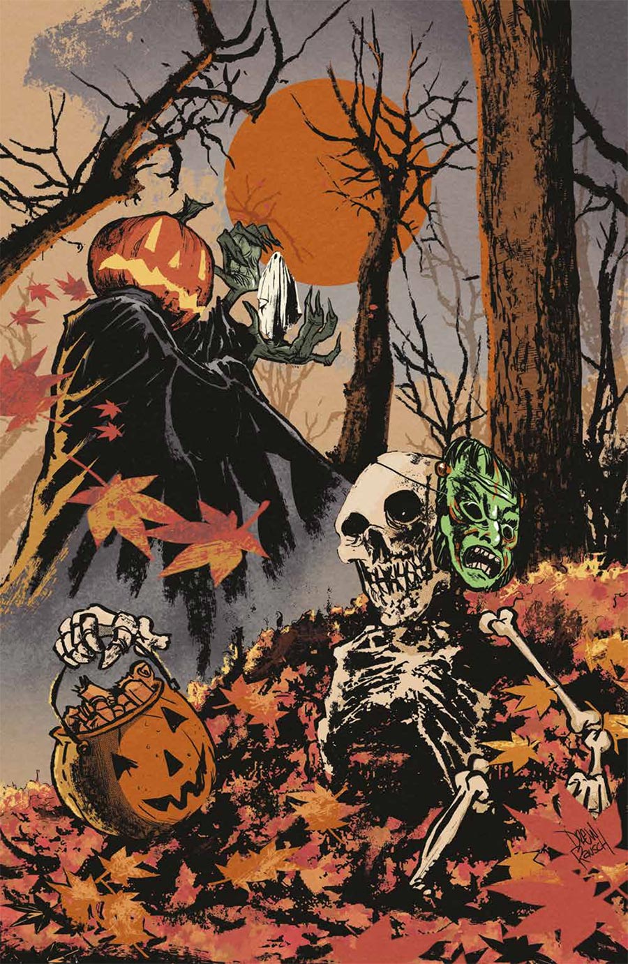 Hello Halloween #1 Cover D Variant Drew Rausch Glow-In-The-Dark Virgin Cover