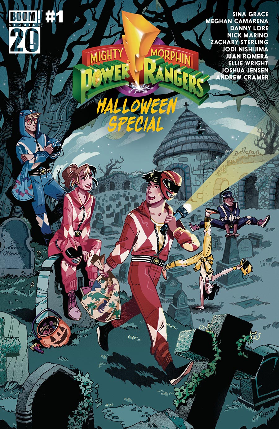 Mighty Morphin Power Rangers Halloween Special #1 (One Shot) Cover B Variant Nicole Goux Cover