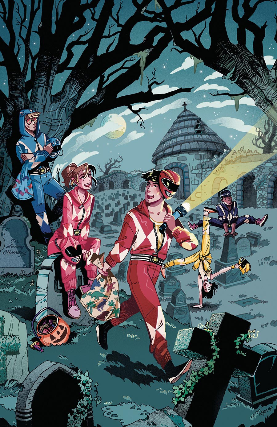 Mighty Morphin Power Rangers Halloween Special #1 (One Shot) Cover F Variant Nicole Goux Unlimited Virgin Cover