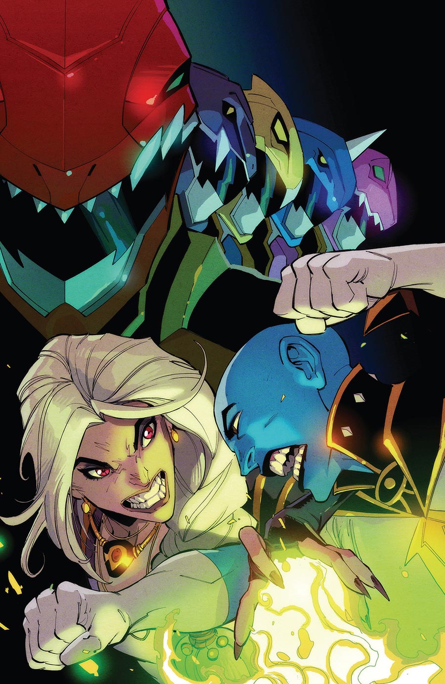 Power Rangers Prime #11 Cover G Incentive Max Dunbar Virgin Variant Cover