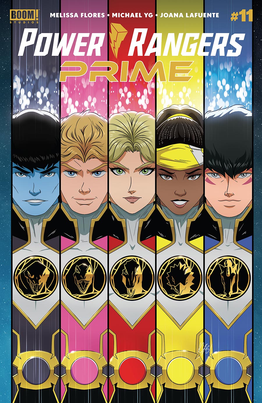 Power Rangers Prime #11 Cover H Variant Chris Mista Jonz Jones Reveal Cover