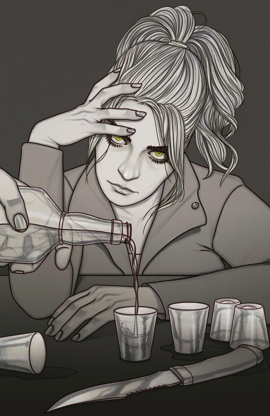 Something Is Killing The Children A Monster Hunter Walks Into A Bar #1 (One Shot) Cover E Incentive Jenny Frison BOOM 20th Anniversary Virgin Cover
