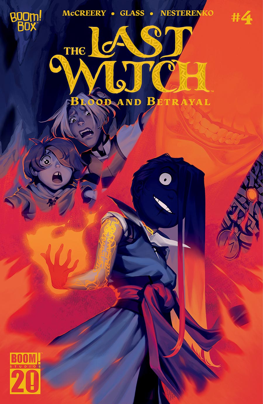 Last Witch Blood And Betrayal #4 Cover A Regular VV Glass Cover