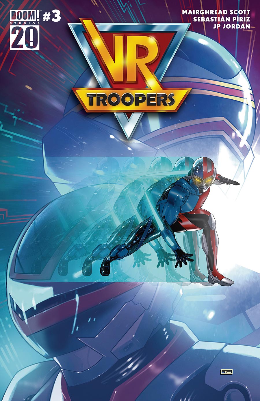 VR Troopers #3 Cover A Regular Taurin Clarke Cover