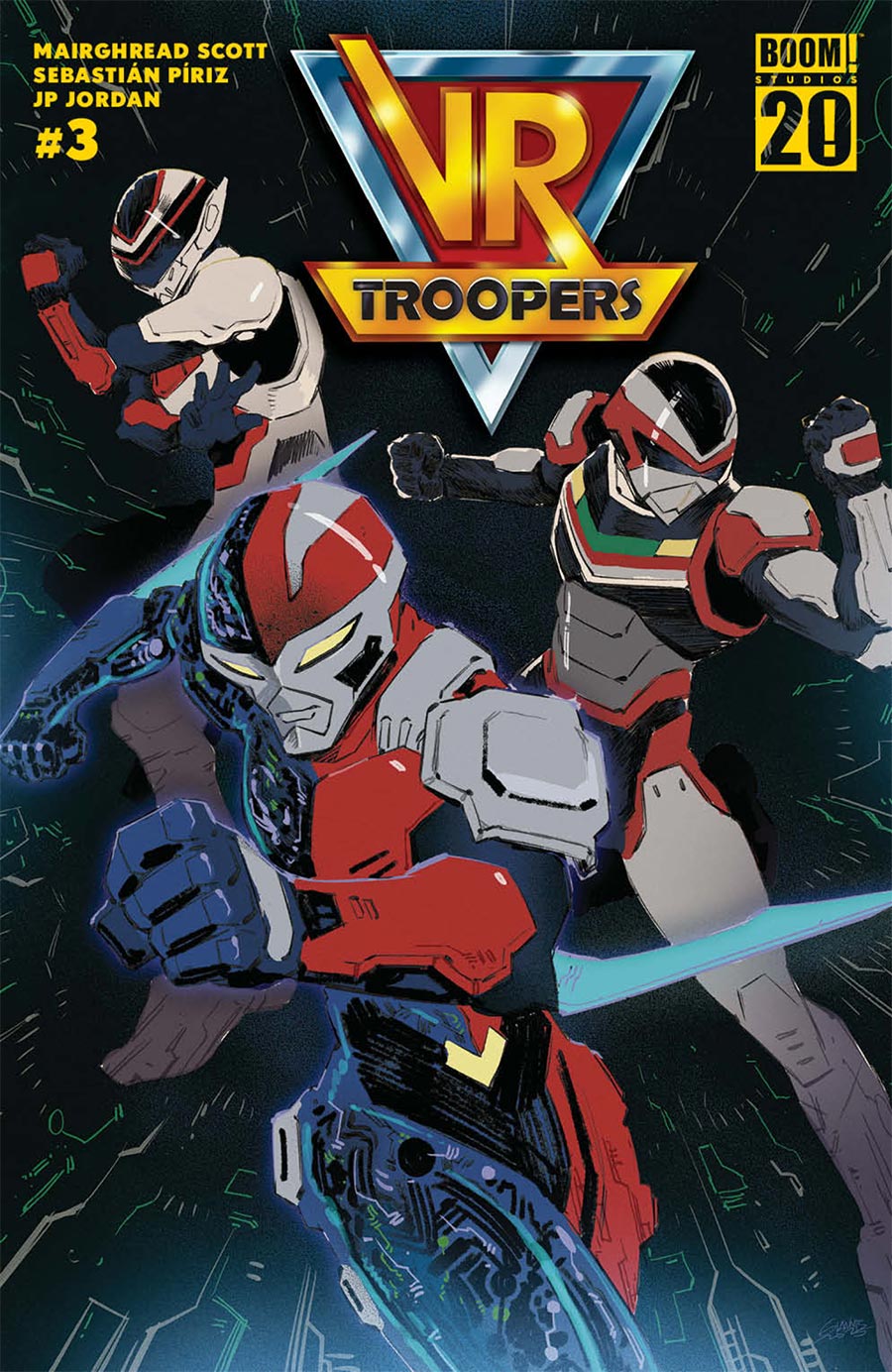 VR Troopers #3 Cover H Variant Giannis Milonogiannis Reveal Cover