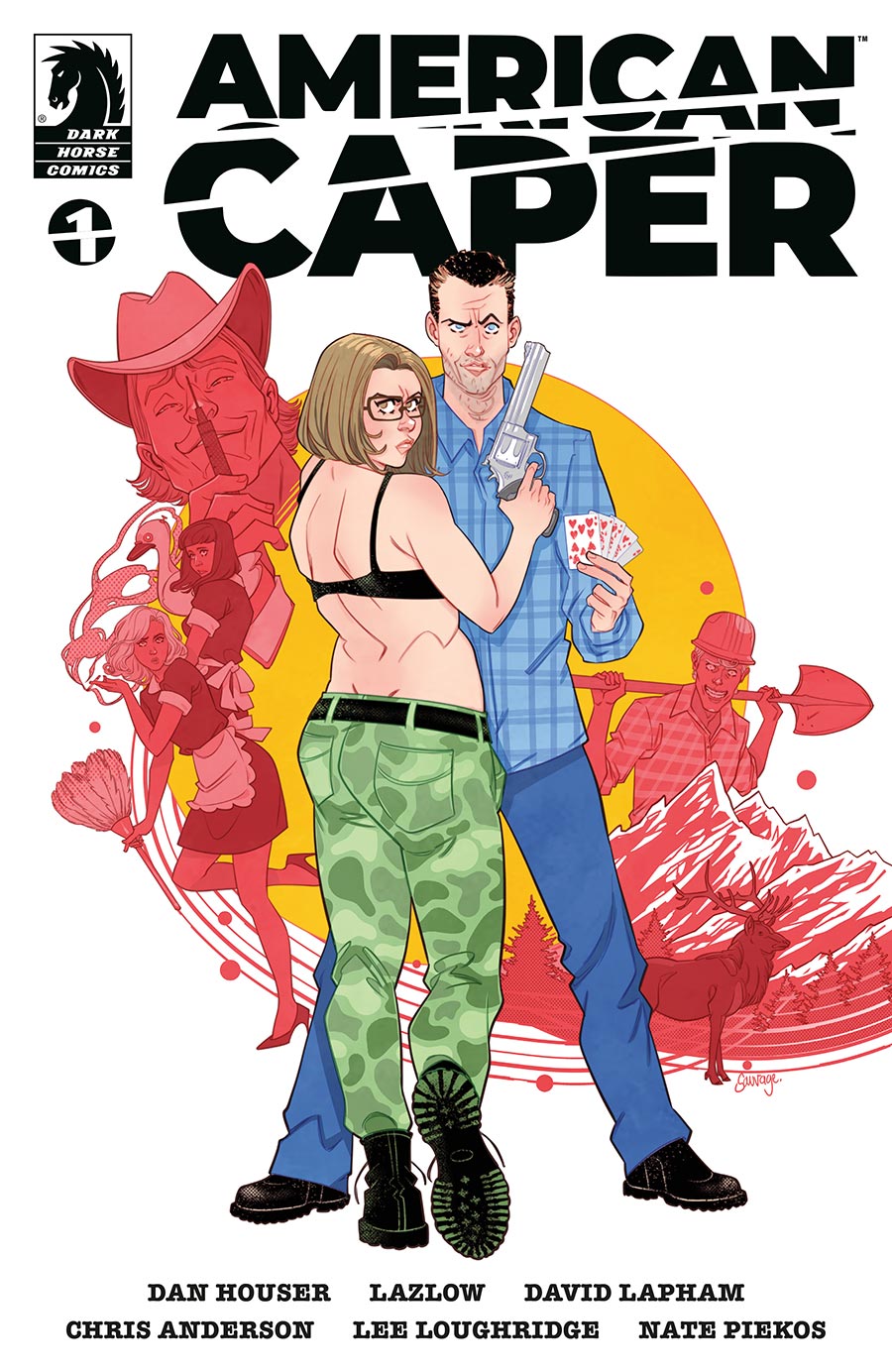 American Caper #1 Cover E Variant Marguerite Sauvage Cover