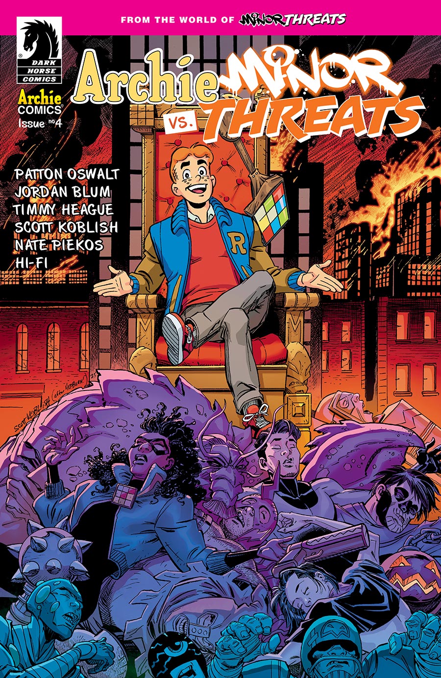 Archie vs Minor Threats #4 Cover B Variant Scott Koblish Cover