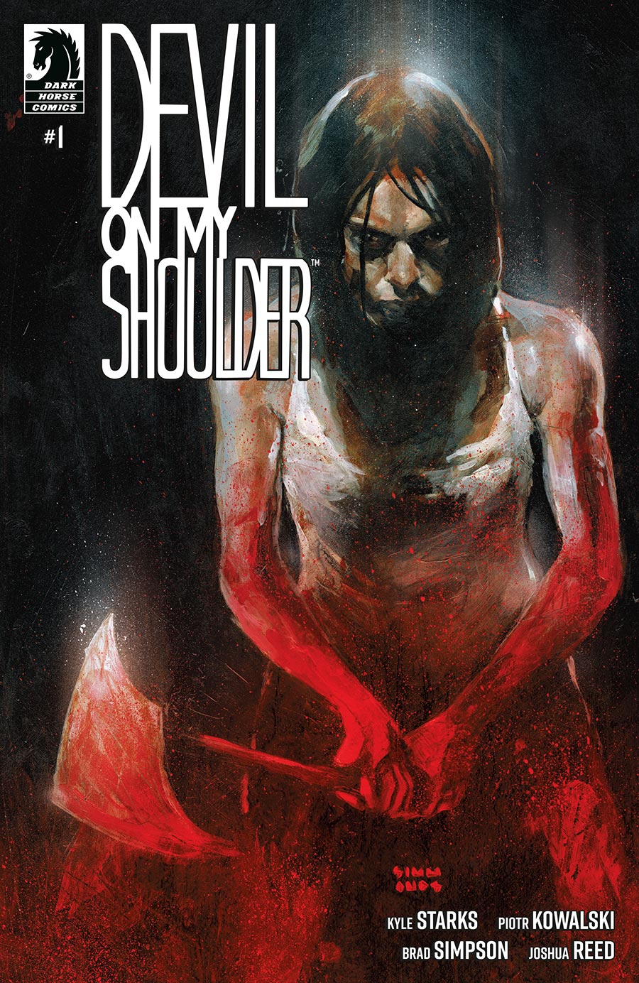 Devil On My Shoulder #1 Cover B Variant Martin Simmonds Cover
