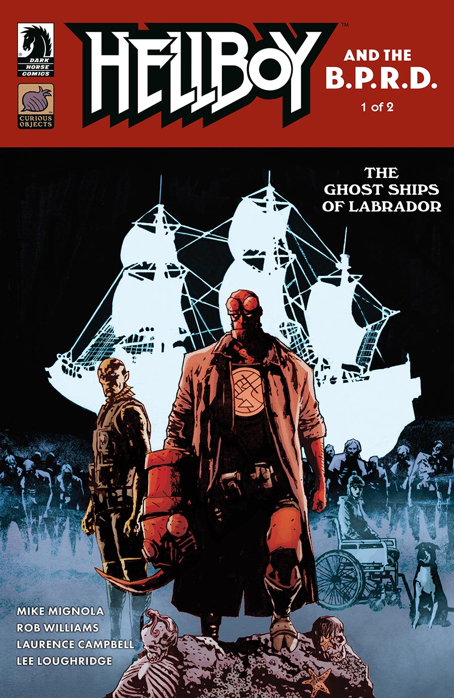 Hellboy And The BPRD The Ghost Ships Of Labrador #1 Cover A Regular Laurence Campbell Cover