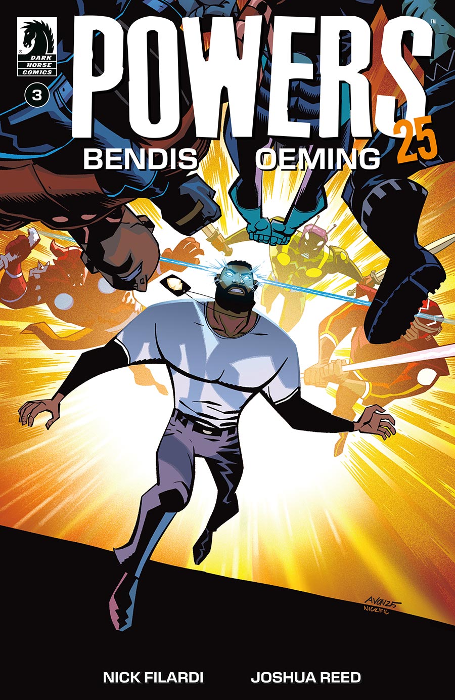 Powers 25 #3 Cover A Regular Michael Avon Oeming Cover