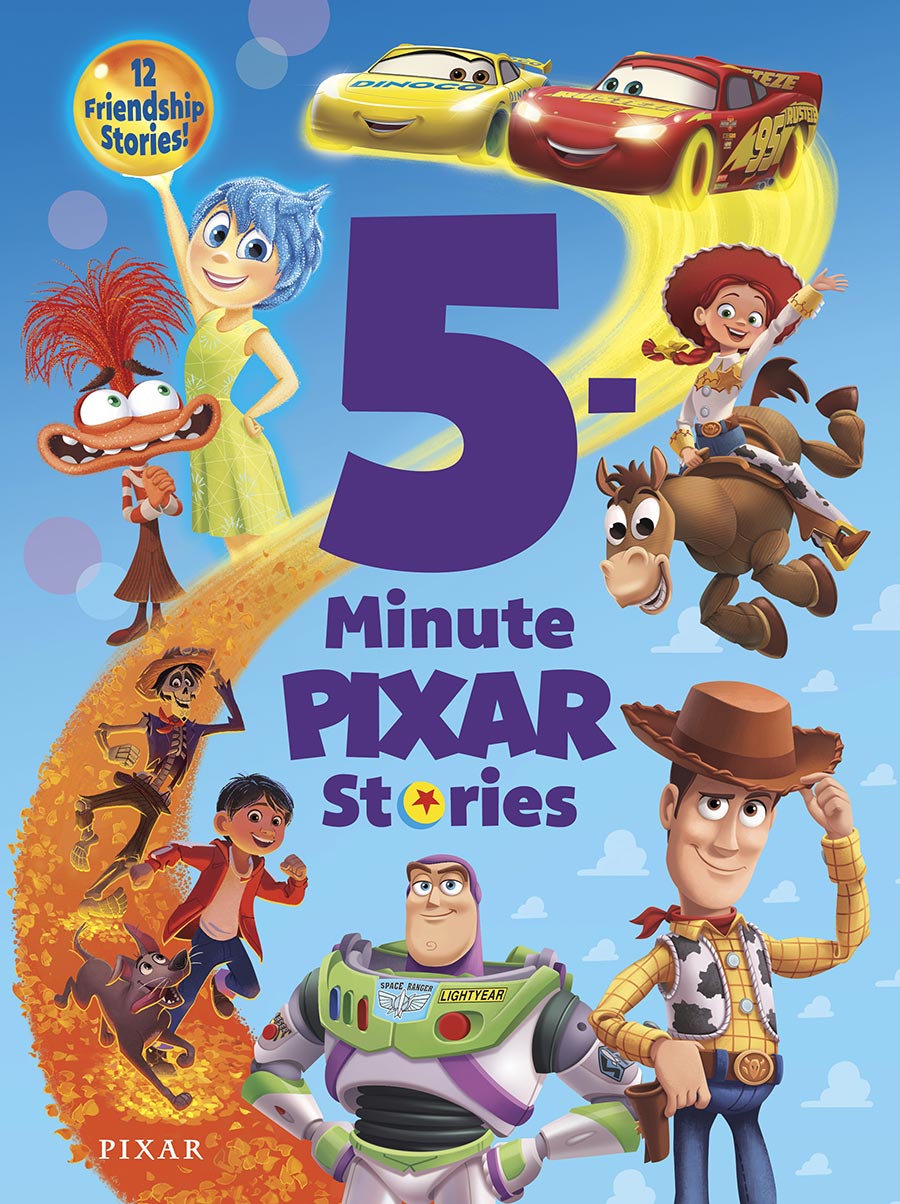 5-Minute Pixar Stories 12 Friendship Stories HC