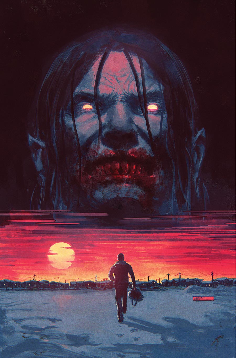 30 Days Of Night Falling Sun #1 Cover C Incentive Chris Shehan Virgin Cover