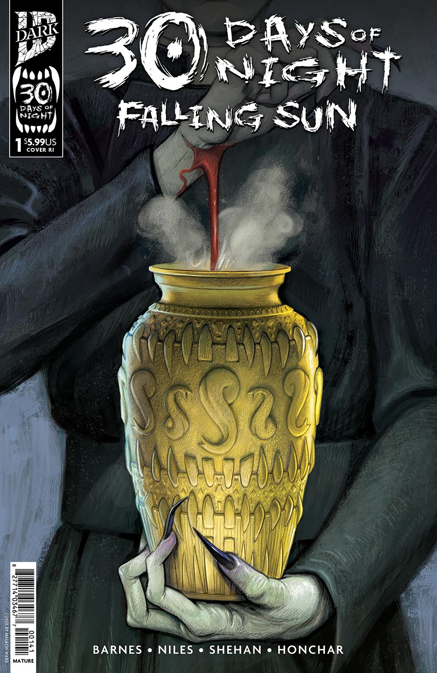 30 Days Of Night Falling Sun #1 Cover D Incentive Malachi Ward Variant Cover